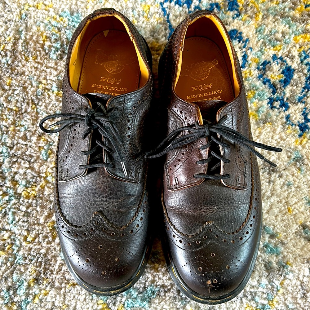 Doc Martens Brown Wingtips